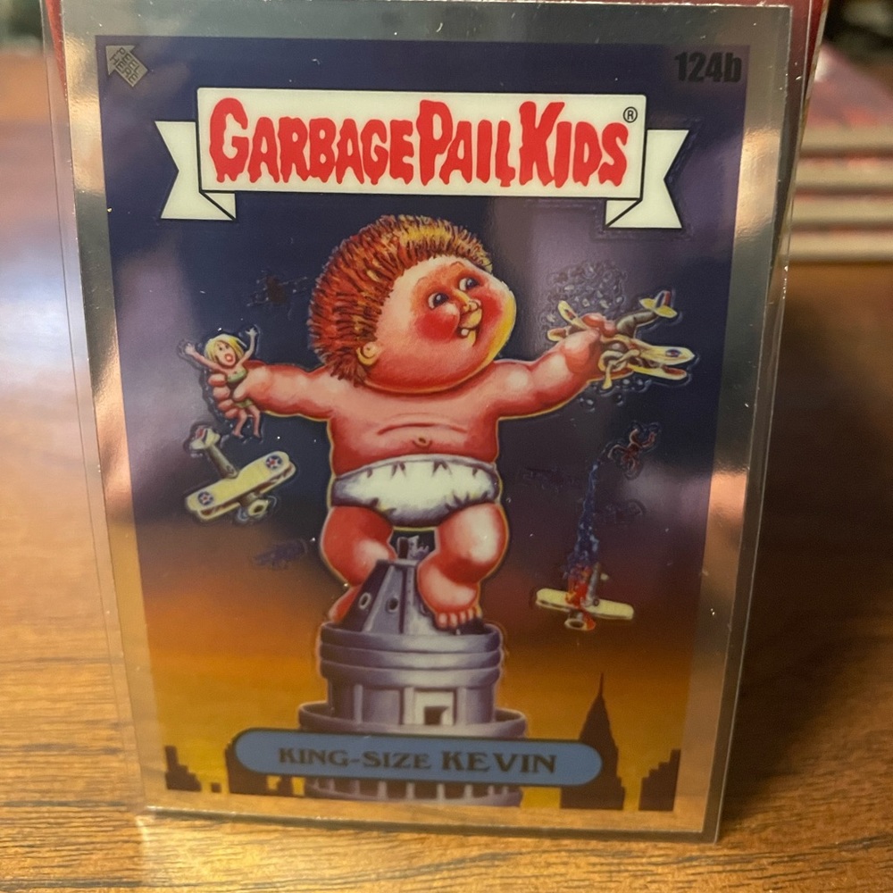 Garbage Pail Kids King-Size KEVIN GPK Topps 124B Chrome Collectable Trading Card